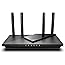 TP-Link Routeur WiFi 6 , Routeur WiFi AX 3000 Mbps bi-bande, WiFi 6, 5 ports Gigabit, Port USB 3.0, 4 antennes à haute perfor