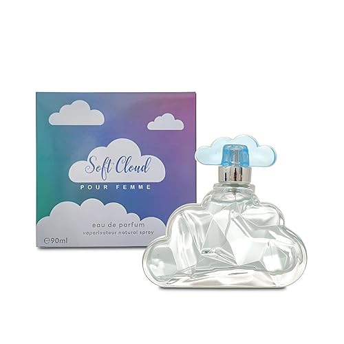 Miniatura 1 de Soft Cloud Perfume para mujer con notas de coco, lavanda, vainilla y pera, Eau de Parfum Spray 3.0 fl oz Fragancia para mujer Uso diurno y casual