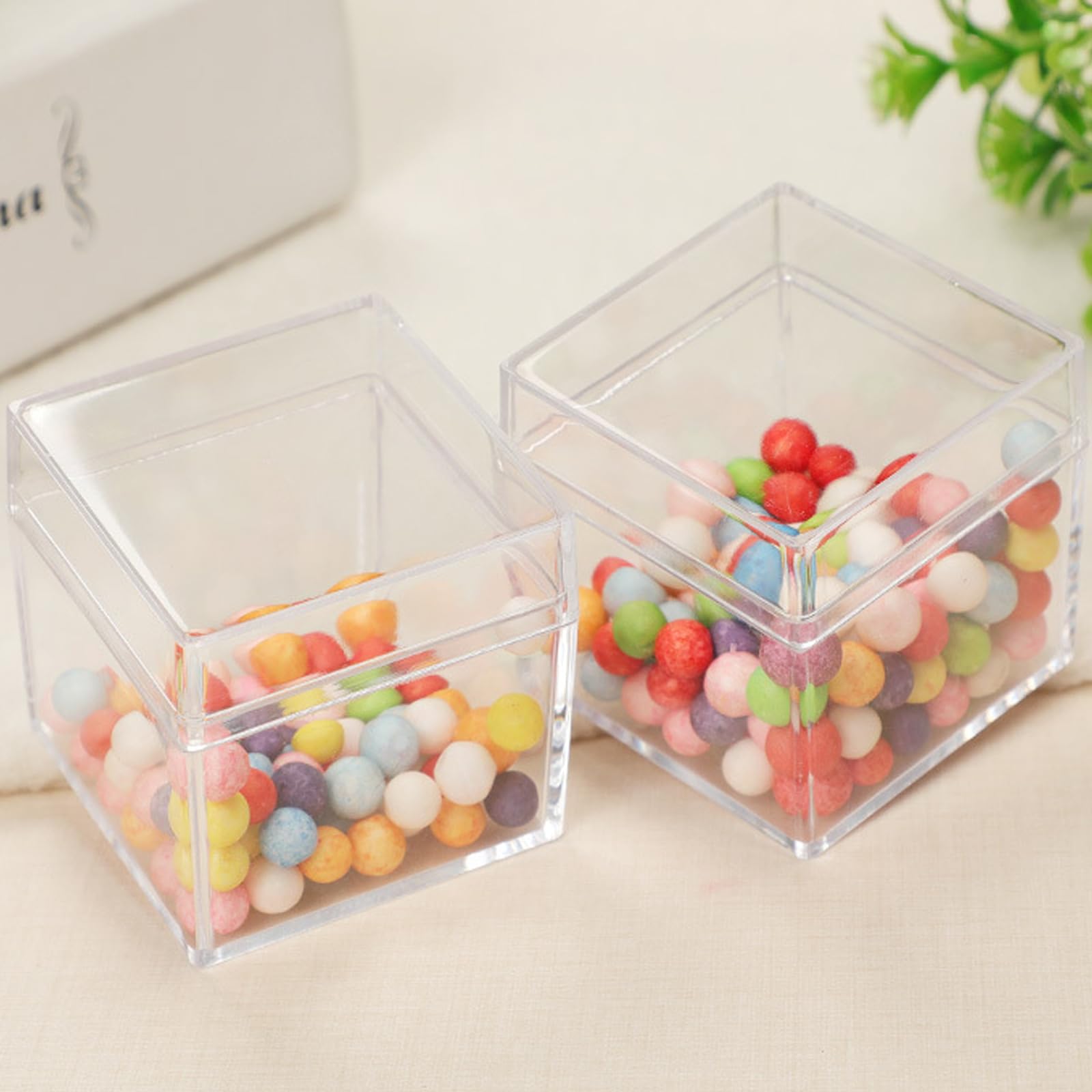 あめとゆき　スクエアBOX Amazon.com: Merkaunis 48 Pcs Acrylic Boxes, 2x2x2 Inch Acrylic