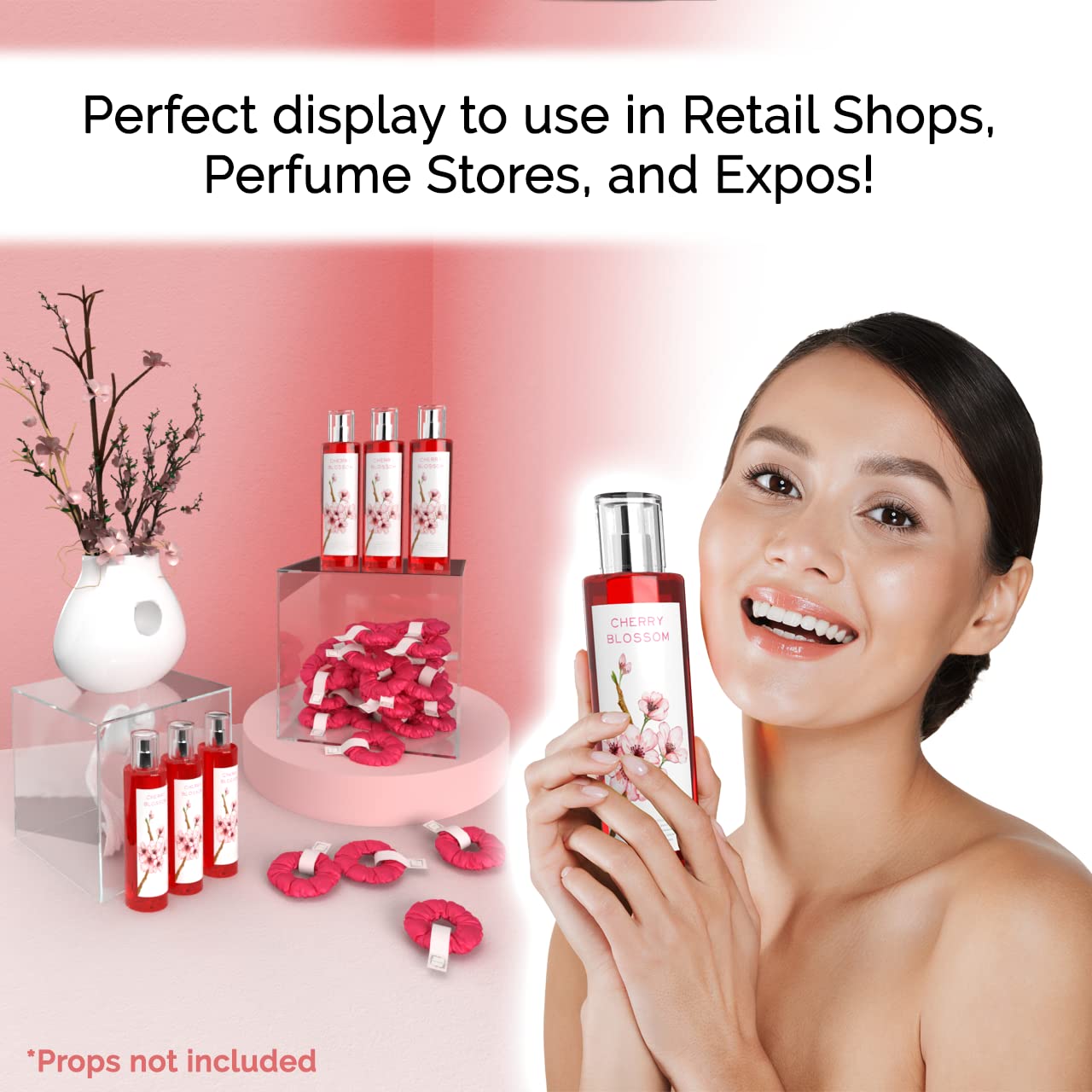 8 Inch Clear Acrylic Display Box with One Open Side No Lid Versatile Square Merchandise Storage Bin or Retail Product Riser No Assembly by Marketing Holders