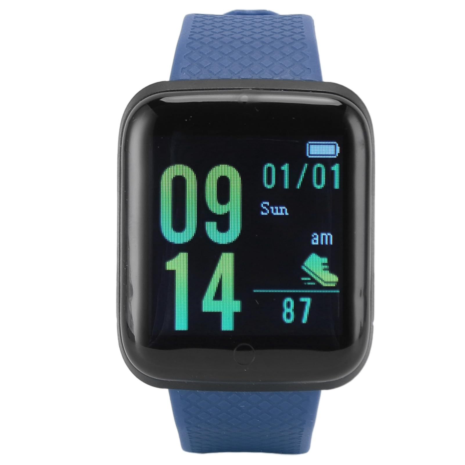 Sleep Monitor, Calorie Counter Activity Tracker Watch with IP65 Waterproof, Smart Notification Alerts, Long Battery Life, more Functions and Compatibility (Blue)