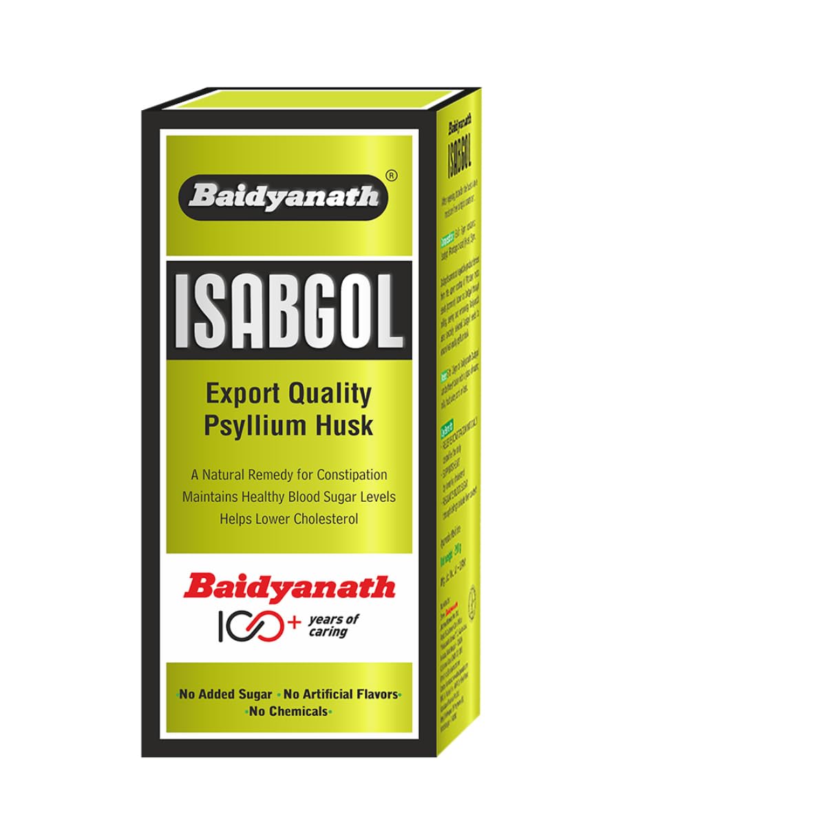 Baidyanath Isabgol - Psyllium Husk Powder - 200gm | Effectively Relieves Constipation | Fibre Supplement For Digestion