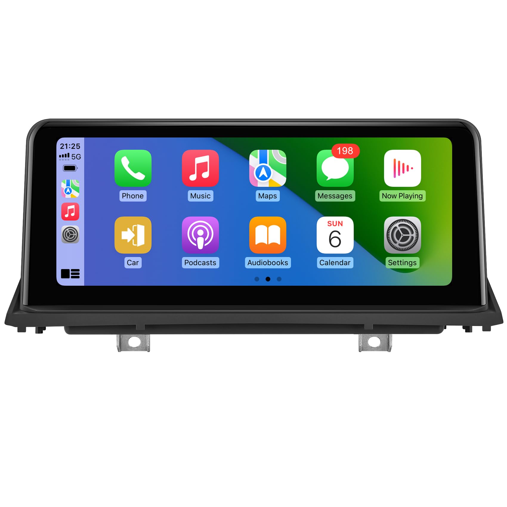 10.25-Inch Car Stereo for BMW X5 X6 E70 E71(2007-2010) with CCC System, Wireless CarPlay Android Auto Upgrade Factory Radio Bluetooth WiFi Touch Screen (CCC-10.25
