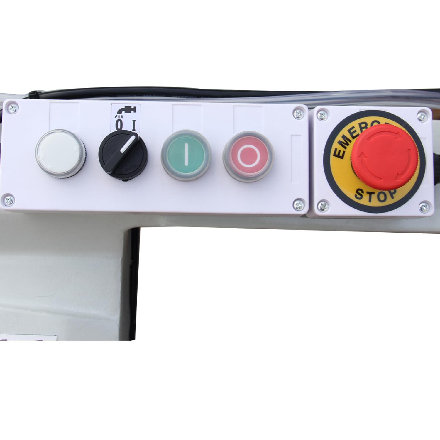 BOKA Metallbandsäge, horizontale Metall-Bandsäge, Ø 229 mm Schnittkapazität (Rundmaterial, 90°), 4 Schnittgeschwindigkeiten, Hydraulischer Vorschub & Kühlsystem, 230V, BS-912B