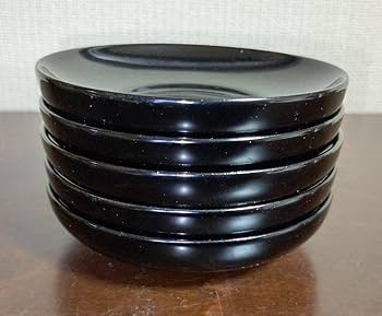 浄法寺塗　うるみ工芸　漆器 黒色椀 ５個セット 蓋付き　新品未使用 お椀五客セット 浄法寺漆塗り お椀五客セット 浄法寺漆塗り 楽天
