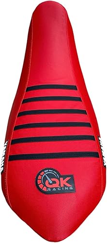 Miniatura 8 de Funda de asiento compatible con Yamaha Raptor funda de asiento 700 700R 2006-2021 (parte superior rojalados negros)