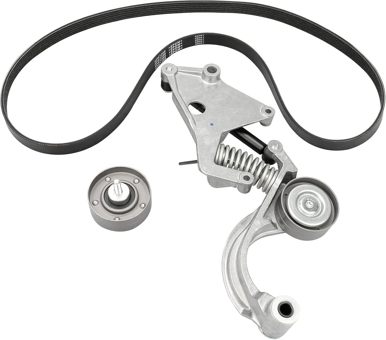 IRONTEK 11287509476 Serpentine Belt Tensioner with Pulley Kit fit for Mini 2002-2008 Cooper #11288620210 38404 49387