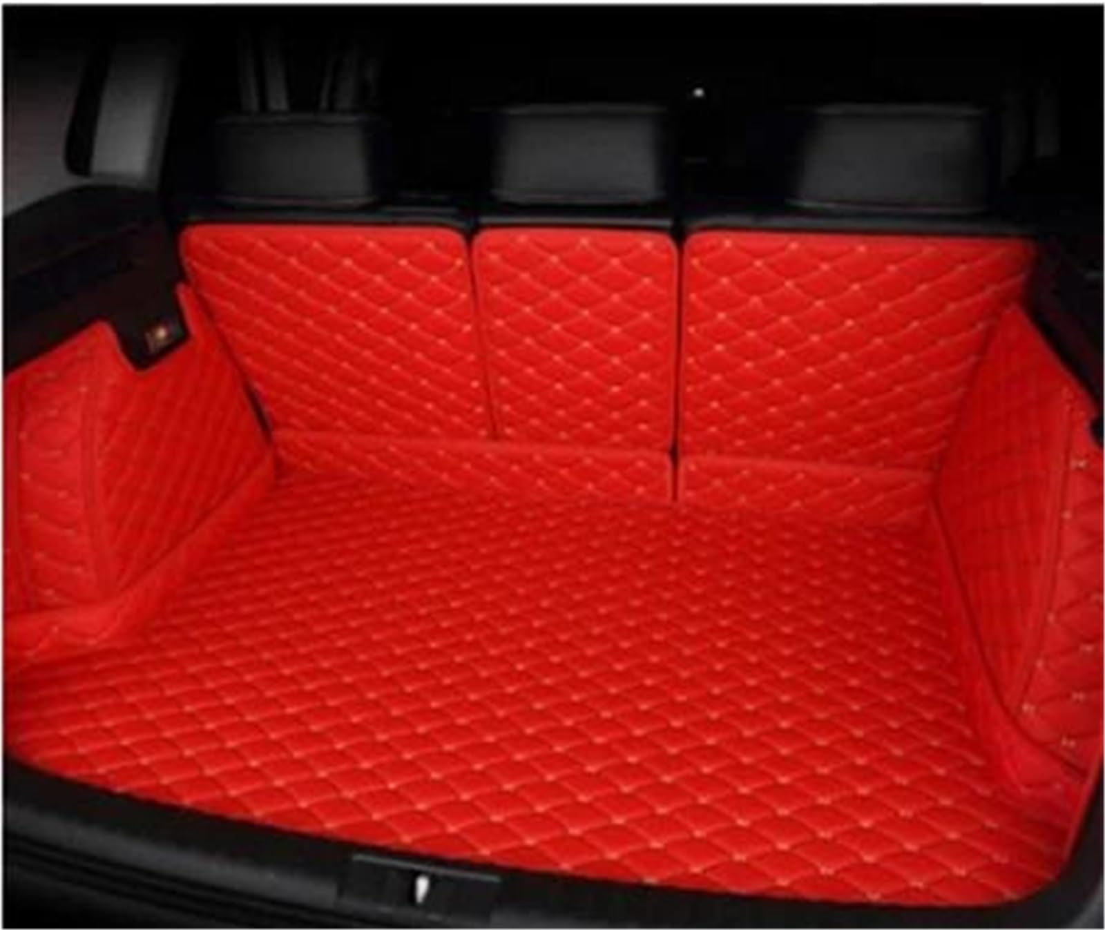 Vasca Custodia Per Baule Per Peugeot 3008 2009 2010-2019 Il Bagagliaio Dell'auto Liner Cargo Vano Pavimento Tappeto Fango(Red 1,2012)