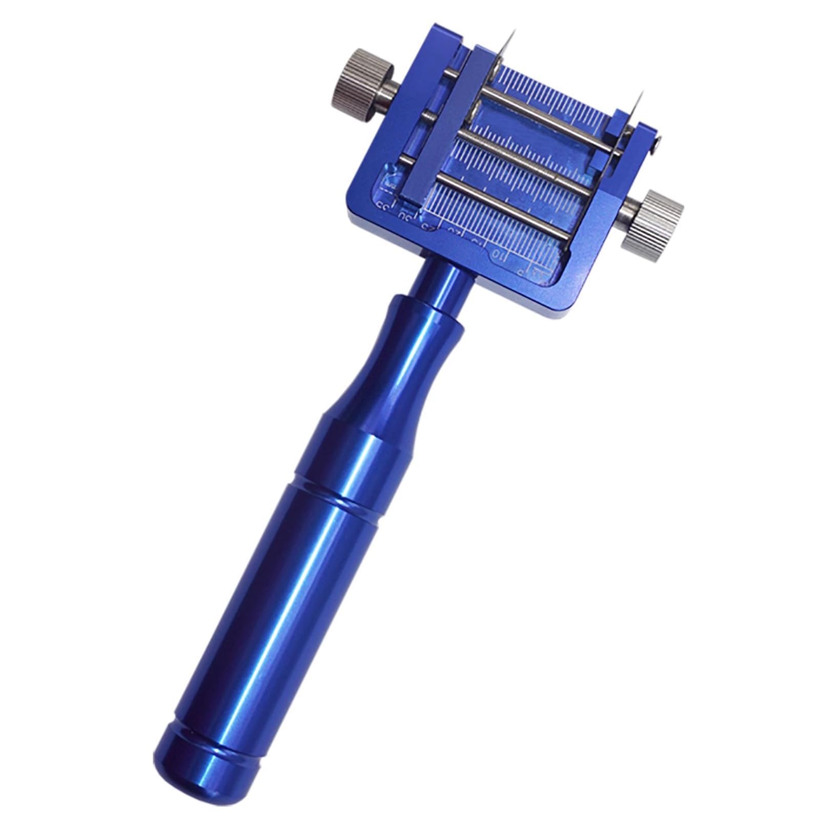 Couteau d'échantillonnage pour papier et film, largeur réglable 5-32 mm, précision ± 0,05 mm, idéal pour rubans adhésifs, sacs d'emballage, feuilles métalliques