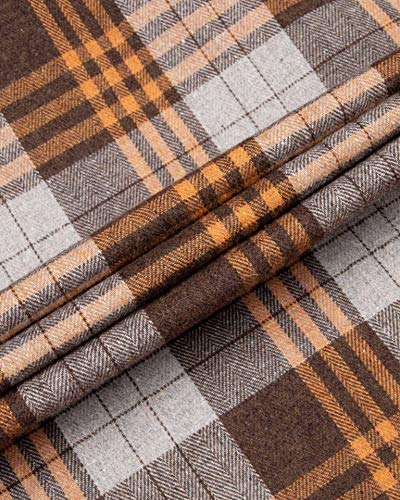 Image of Alimens & Gentle Men's Button Down Regular Fit Long Sleeve Plaid Flannel Casual Shirts