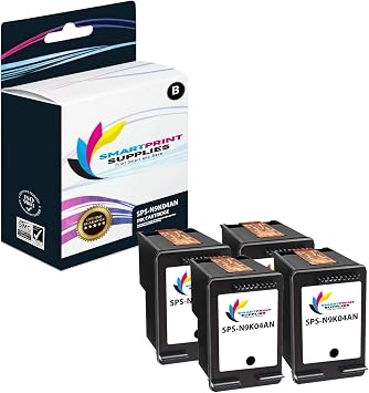Compatible 65XL N9K04AN Black High Yield Ink Cartridge Replacement for HP Deskjet 3720 3721 3730 Printers 300 Pages- 4 Pack