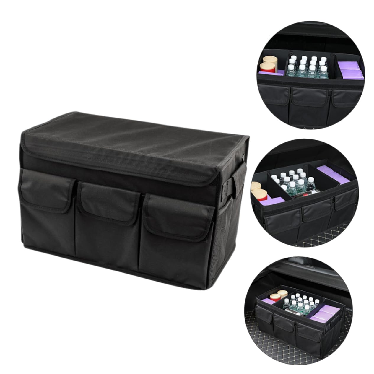 Organisateur De Coffre De Voiture Grand Coffre De Rangement Organisateur Pour Courses Et Matériel
