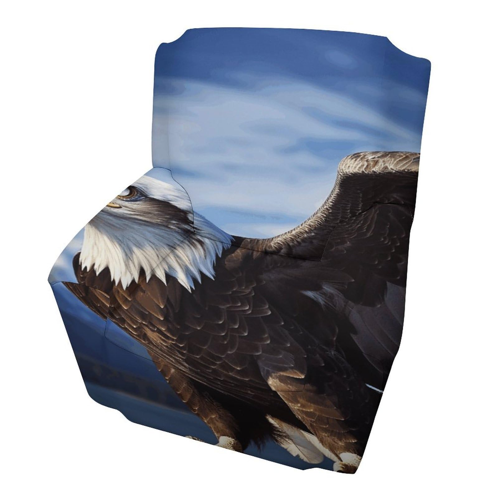 Fodpand Style Eagle1 Sofa Cover Soft 1 Seater Sofa Slipcover For Pets Washable,Couch Cover With Elastic Straps Furniture Protector