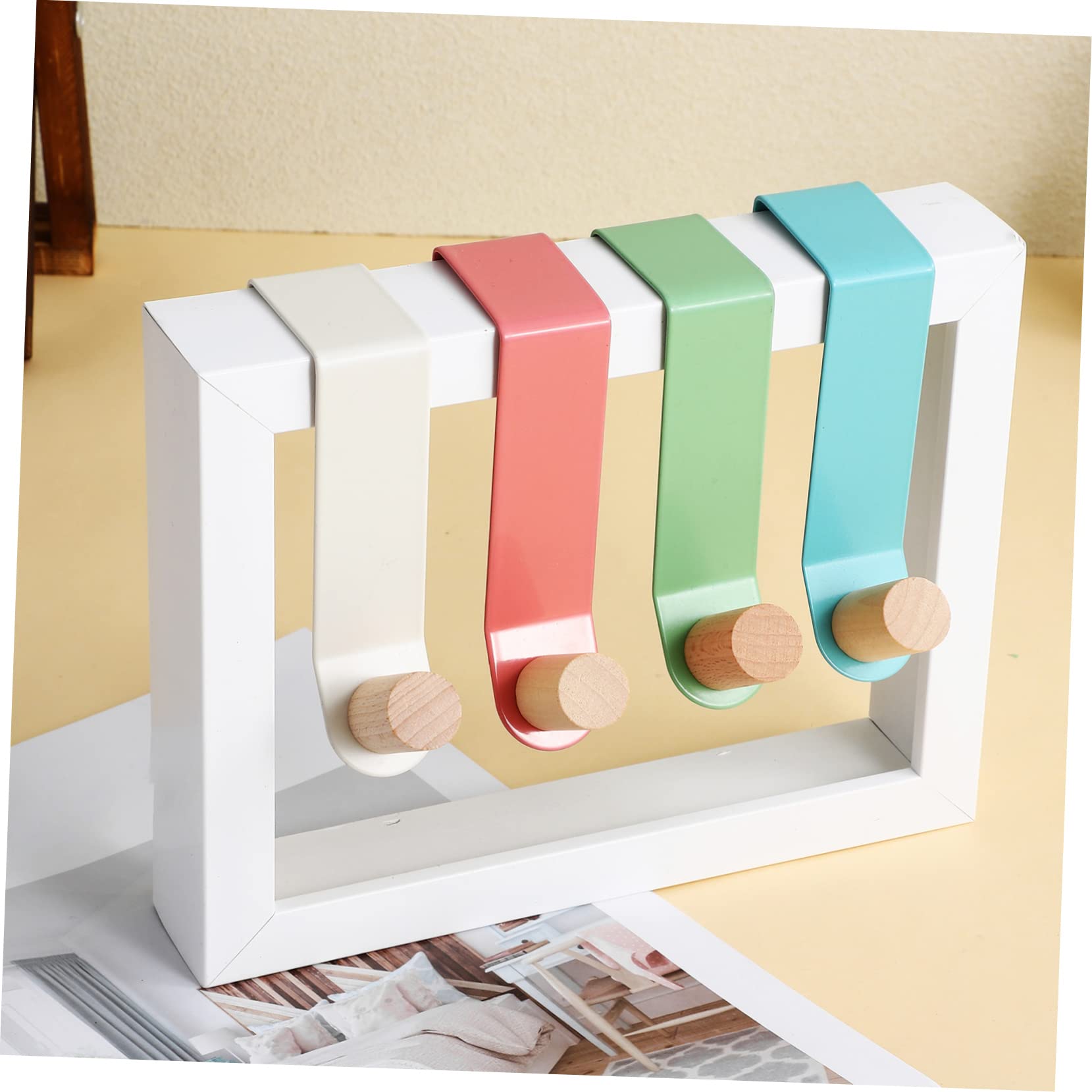 Zerodeko 8piezas Gancho De Puerta De Color Percheros Para Puertas Ganchos Para De Dormitorios Ropa Sombreros y Bolsos Baño o Habitación