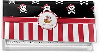 YouCustomizeIt Pirate & Stripes Vinyl Checkbook Cover (Personalized)