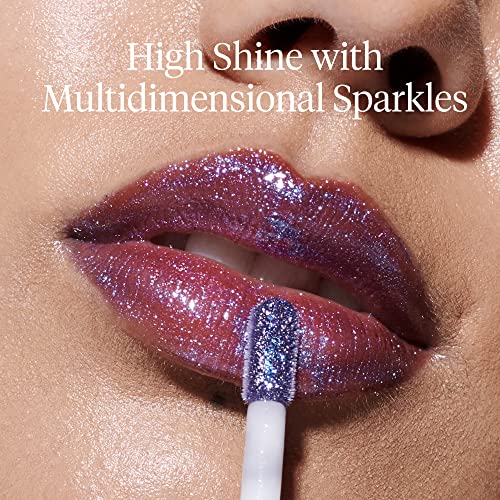 Wonderskin Wonder Blading Top Gloss - Lip Gloss, High Shine Finish, Hydrating Lip Gloss,Blue Makeup For Lips (Blue) #TOP3