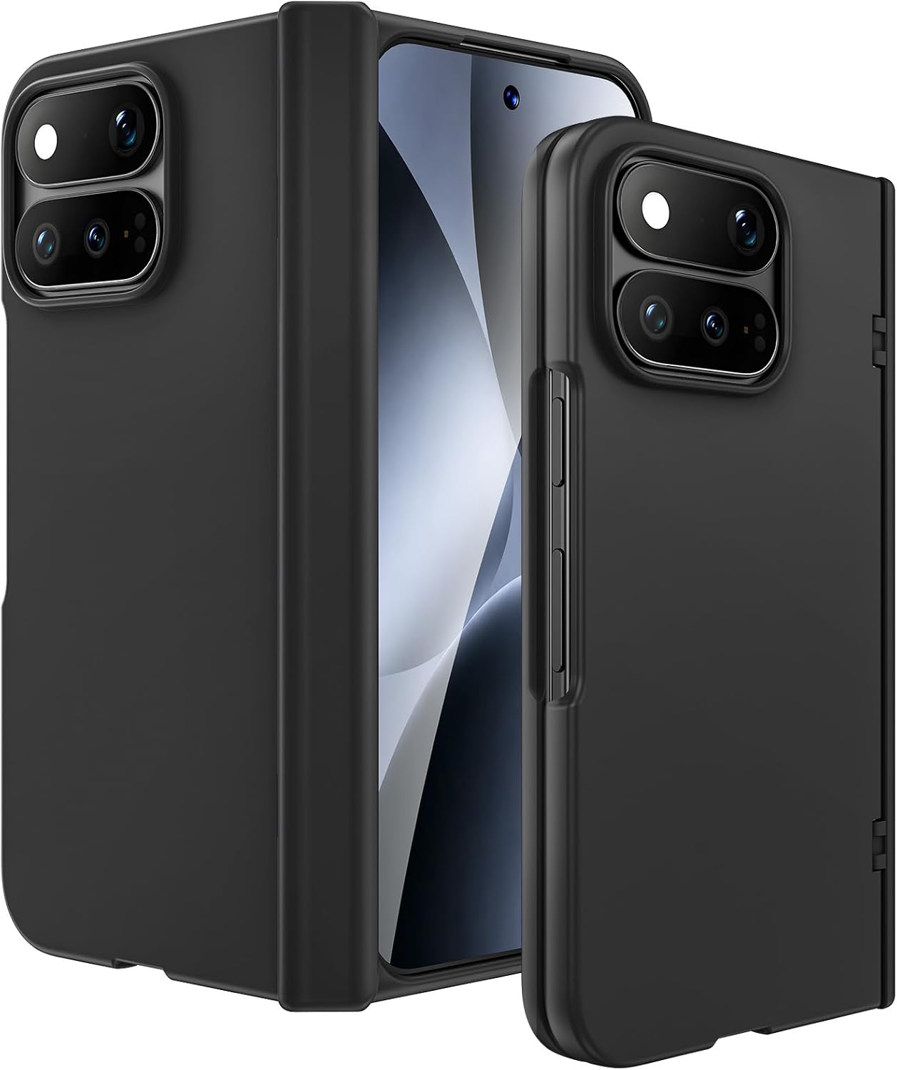 VEGO Compatible with Google Pixel 11 Pro Fold Case Hinge Protection Black
