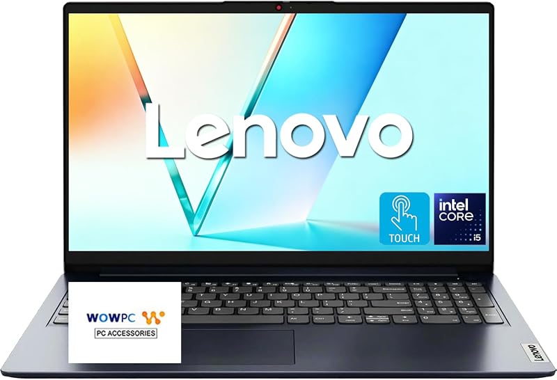 Laptop Lenovo Ultrabook con pantalla táctil FHD de 15.6" • CPU Intel 13th 10-Core i5 • 8 GB de RAM, 512 GB SSD • Edición 2026, Copilot AI, WiFi 6, Windows 11, computadora portátil para estudiantes y empresas • USB de recuperación WOWPC incluido
