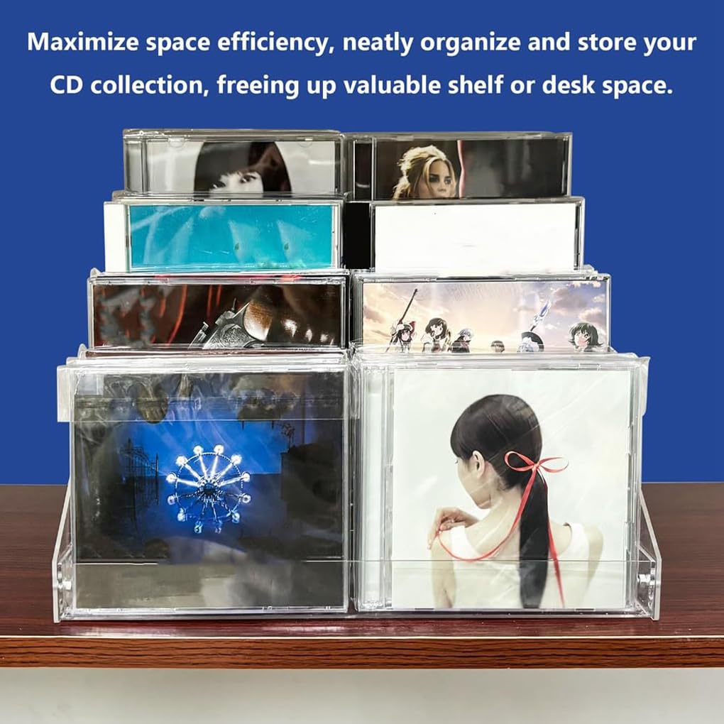 Amazon.co.jp: WISSPKYO Cd 収納ユニット DVD 用アクリル CD