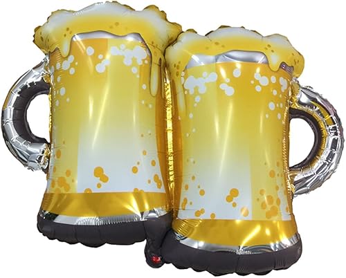 Miniatura 3 de Kit de globos de cerveza de 15 piezas para fiesta de cumpleaños para ancianos a la perfección, suministros de fiesta de Oktoberfest, azul, verde,