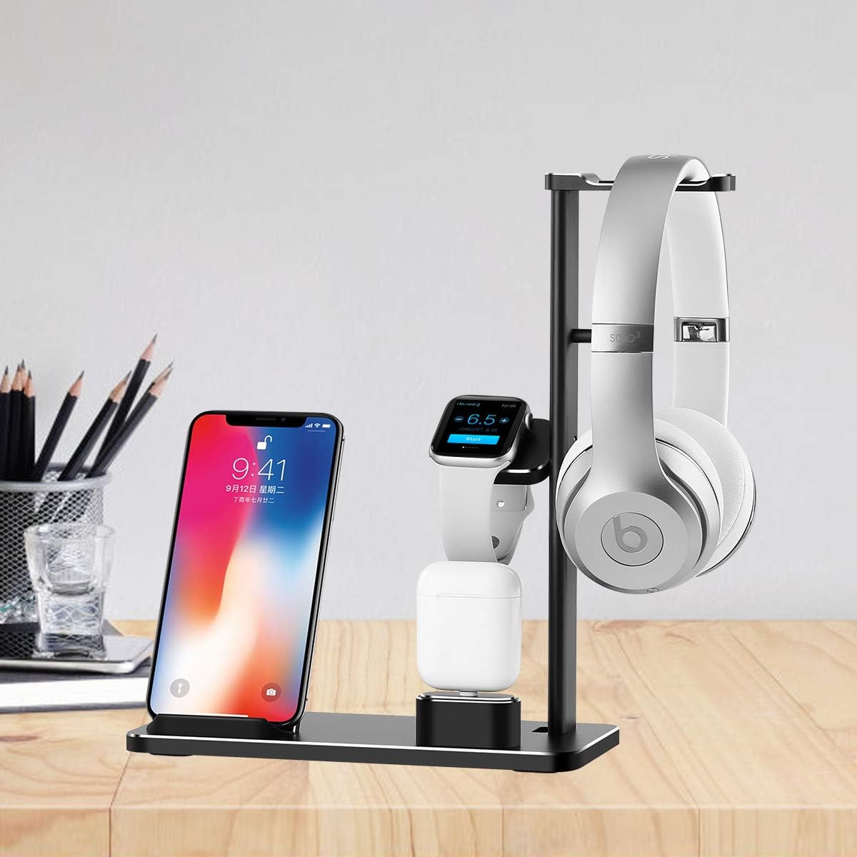 Black Friday - 80% OFF Wireless Charger Stand, XUNMEJ Watch Stand Station for Apple Watch 6 SE 5 4 3 2 Charging Dock Station Headphones Stand Holder Phone Docking Station for iPhone 12 11 Xs X Max XR iPad Buy 1 get 1 🔥 Wireless Charger Stand, XUNMEJ Watch Stand Station for Apple Watch 6 SE 5 4 3 2 Charging Dock Station Headphones Stand Holder Phone Docking Station for iPhone 12 11 Xs X Max XR iPad