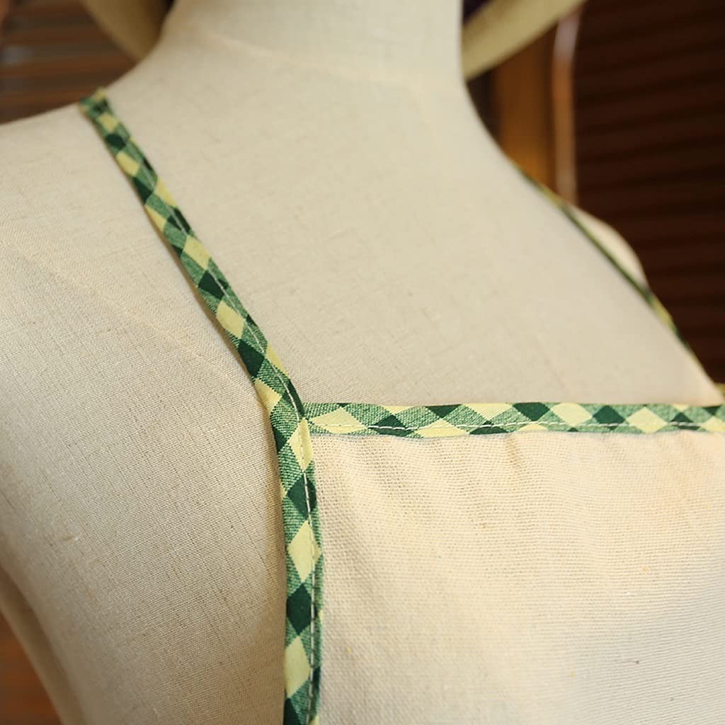 Tabliers Tablier for Femmes Tabliers à Cravates Longues Tablier de Bavoir en Coton en Tissu de Coton réglable sans Motif de Poche Tabliers Facile à Nettoyer (Color : A, Taille : 80cm)