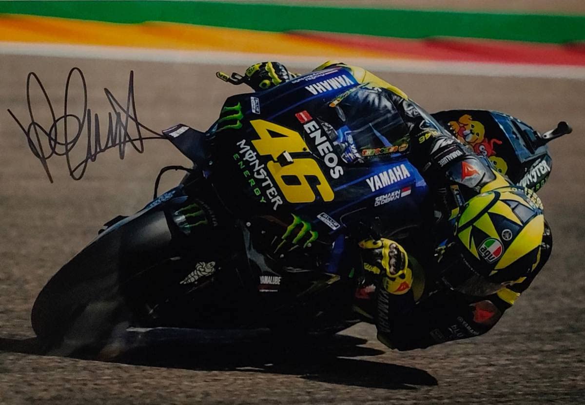 Amazon.co.jp: ○バレンティーノロッシ 直筆サインフォト写真 MotoGP 