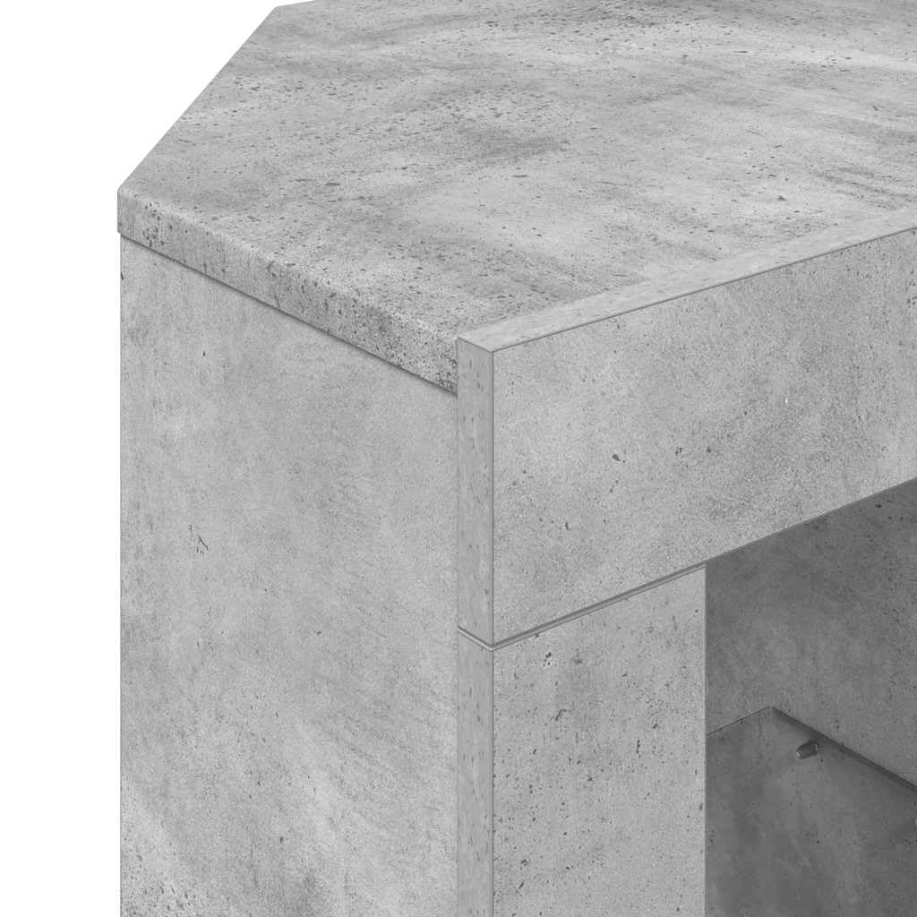 vidaXL Mobile TV angolare a LED, 103 x 40 x 50 cm, in legno, mobile TV moderno, centro di intrattenimento elegante, armadio minimalista, perfetto per gli angoli