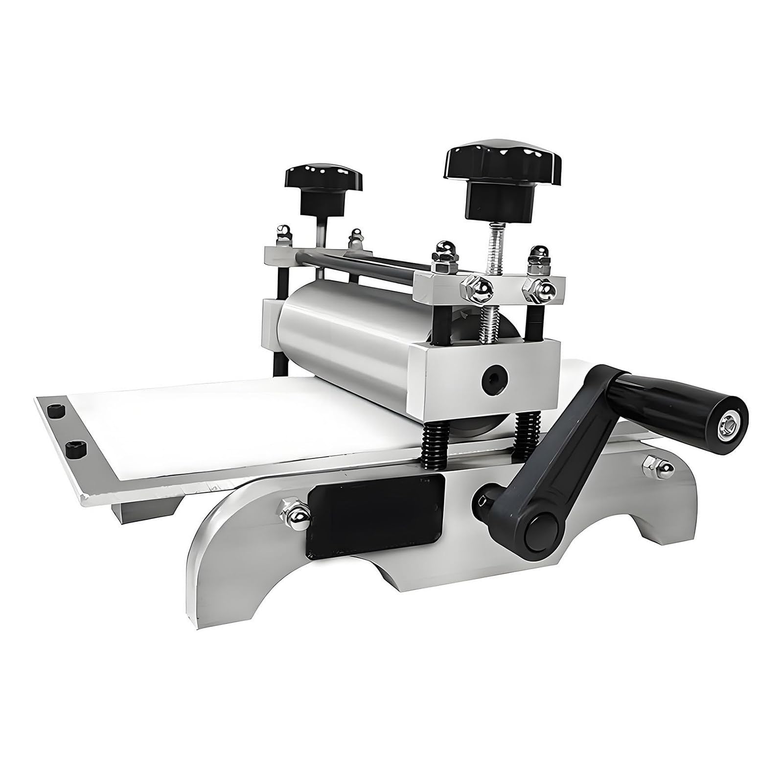 Máquina de grabado manual con altura de rodillo ajustable, prensa de grabado profesional de escritorio para papel, madera y placa de cobre