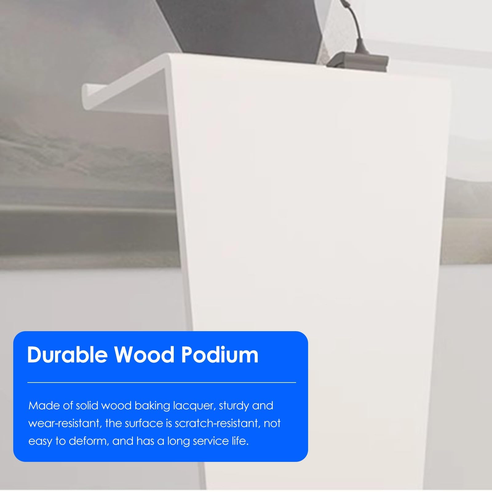 Amazon.co.jp: 演説台 演台 講演台 モバイル ポディウム フロア