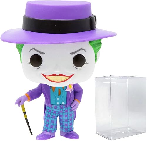 POP DC Heroes: Batman 80th – Joker with Hat (1989) Funko Figura de vinilo (1989) (paquete con funda protectora de caja compatible)