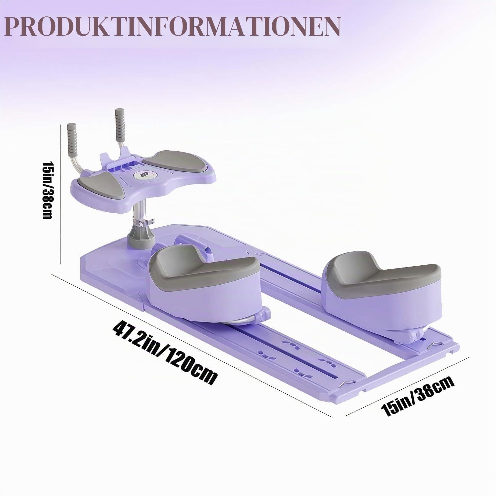 6-in-1 Wirbelsäulentrainer, Taillentrainer, digitaler Timer, Heim-Fitnessgerät für Taillentrainer, Workout, Taillenstraffung, Rücken, Beindehnung