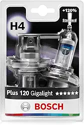Bosch Lâmpada de Farol H4 Bosch Gigalight Plus 120-12V 60/55W Halógena