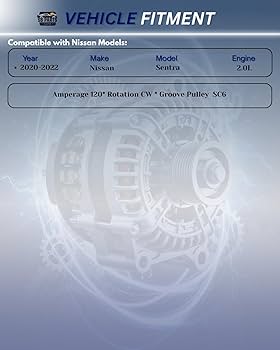 Amazon.com: SB Parts OEM Alternator Compatible with Nissan