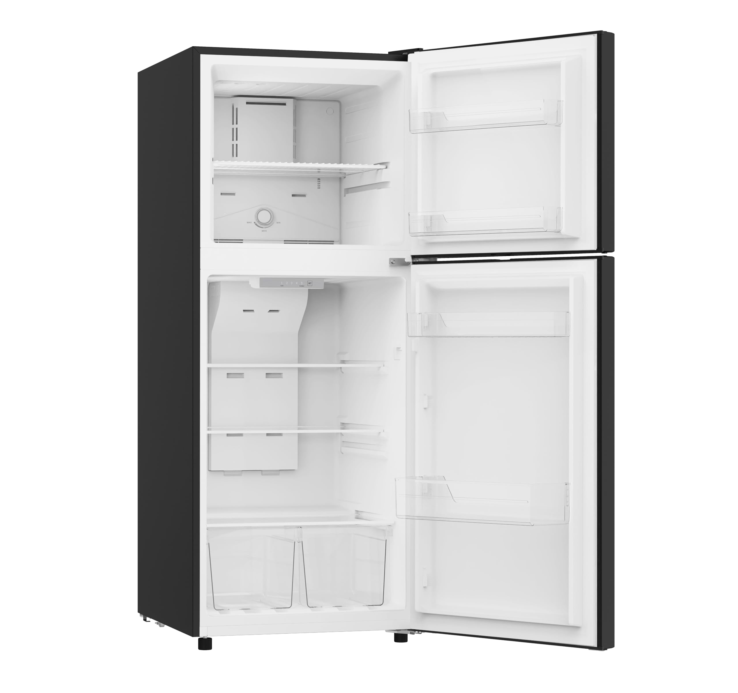 Frigidaire, Frost Free Top Mount 2 Door Apartment Size Refrigerator With Freezer, 10 Cu Ft on Fridge.com - View 5