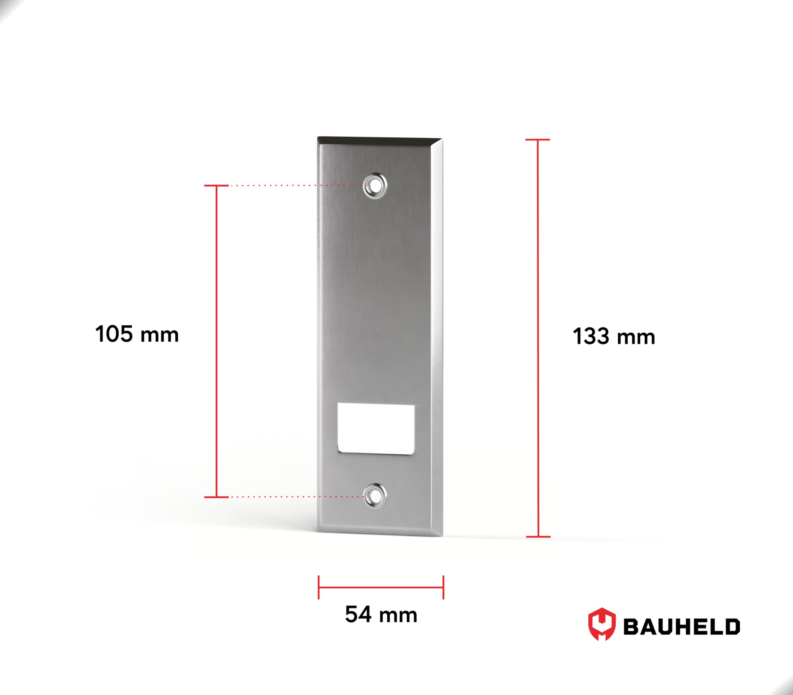 BAUHELD® Cubierta Para Correa De Persiana De Metal, 135 Mm