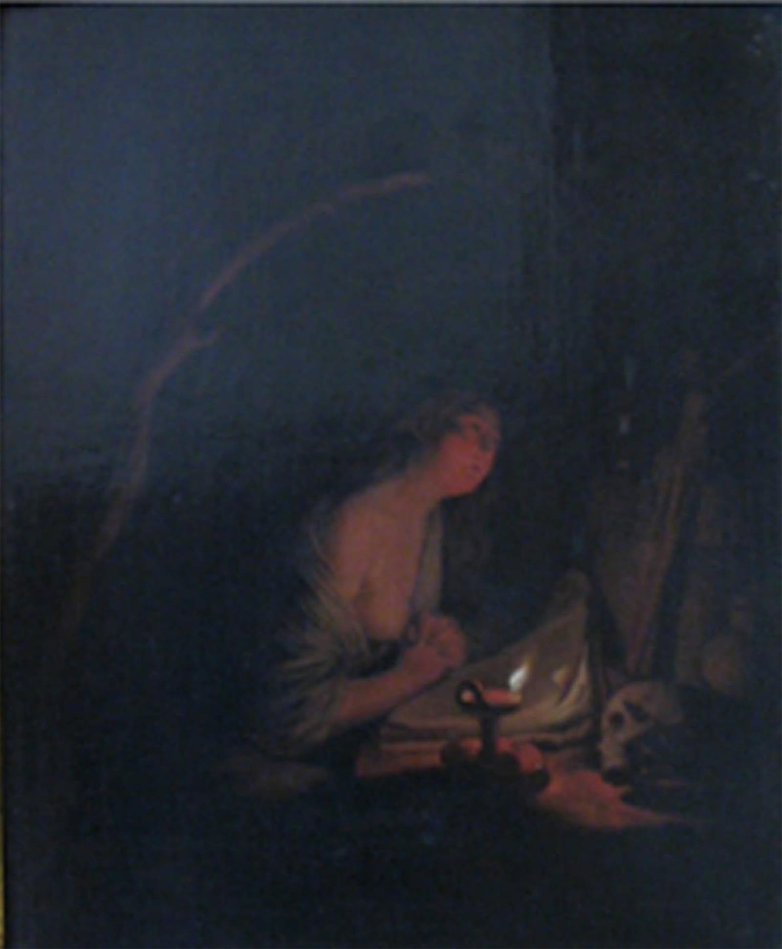 POSTERIIk Famous Print Pop Art Wall Art Graffiti the Penitent Saint Mary Magdalene by Godfried Schalcken Art Prints for Home Decor 60x90cm
