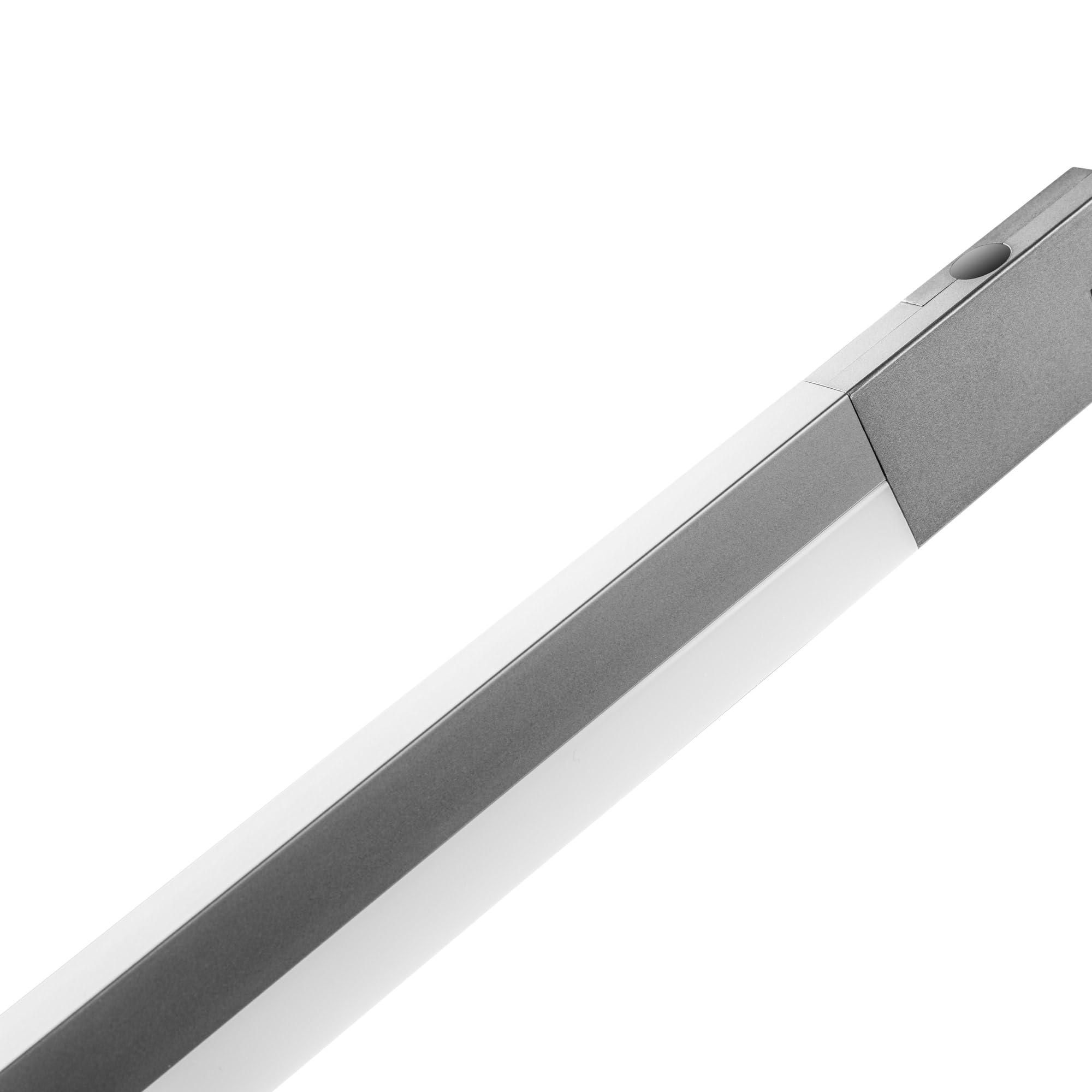 GTV LIGHTING LED lampa podszafkowa 1163 mm, oświetlenie szafki kuchennej 120 cm, czujnik ruchu dwustronny (2 czujniki), 12 V DC, neutralna biel 4000 K, lampa meblowa, szuflada, garderoba, antracytowa