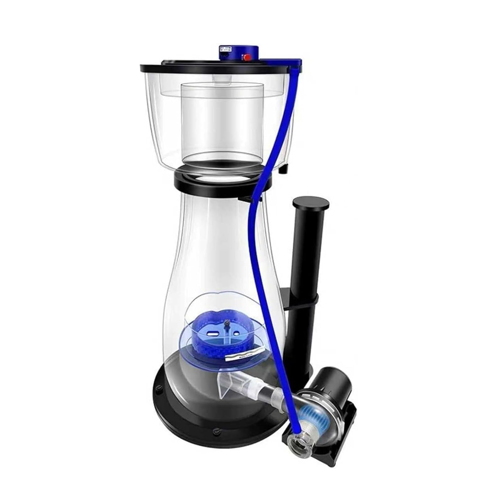 Aquarien-Eiweißabschäumer, Meerwasser-Eiweißabschäumer, 1200 L/2000 L/3000 L/4000 L, 10-stufige Durchflussregulierung, Effektive Filtration, Verbesserte Wasserqualität, Für Aquarien