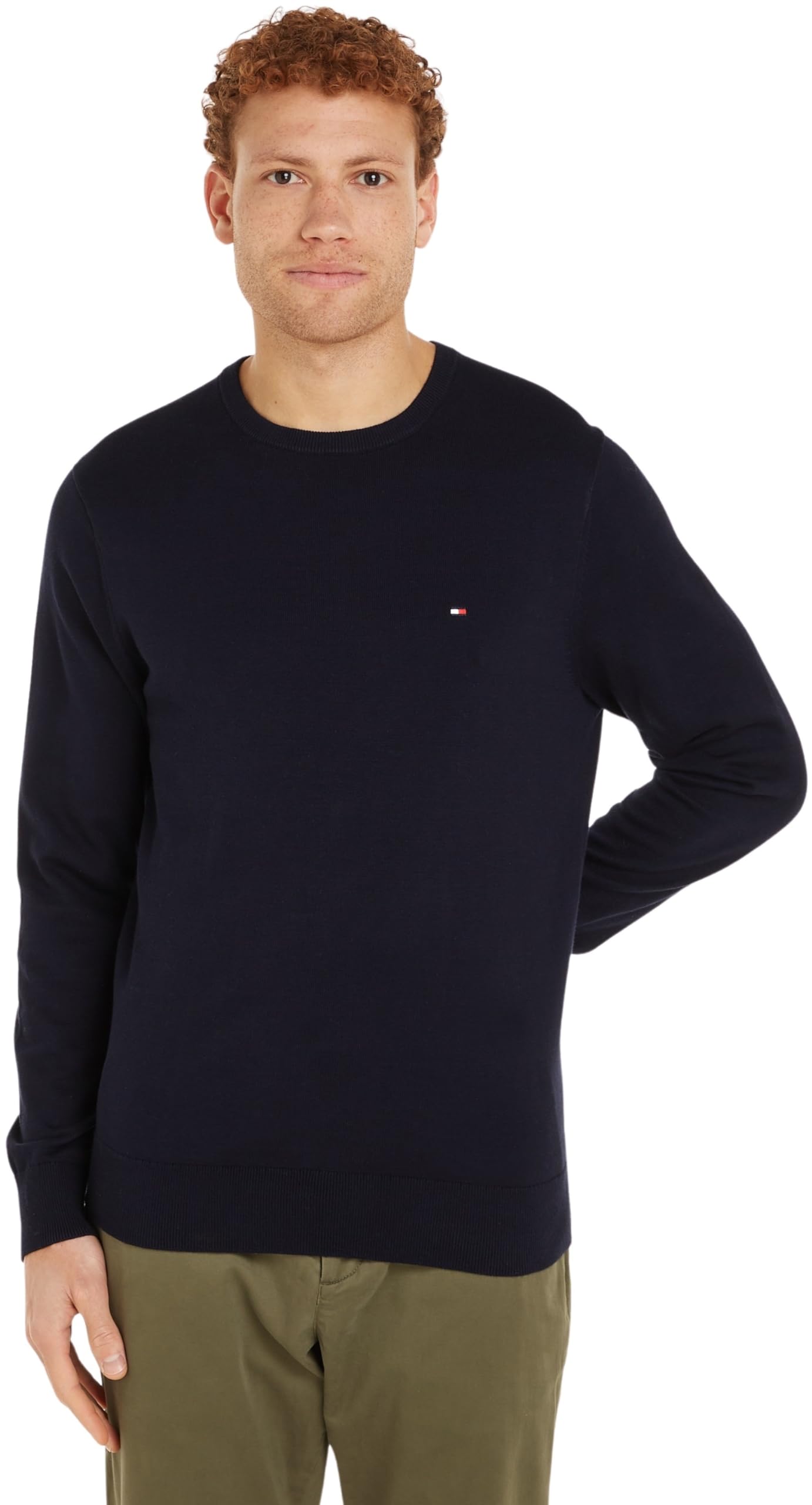 CORE ESSENTIAL COTTON CREW NECK Sweater Erkek