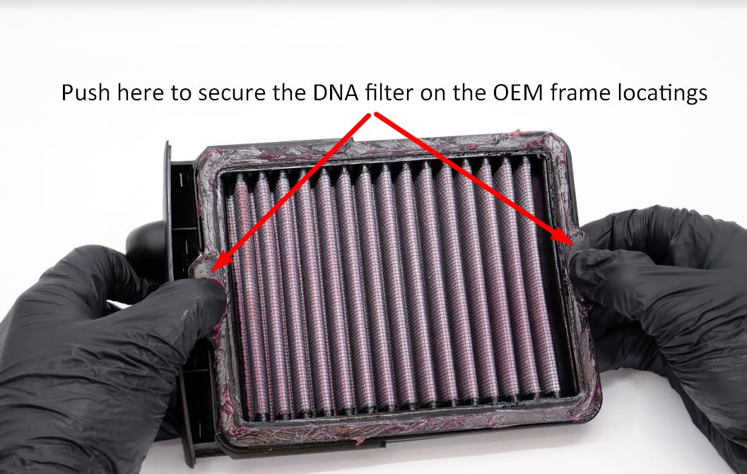 DNA Filtro Aria ad Alte Prestazioni Compatibile con Kove 800 X Pro (24-25) con Efficienza di Filtrazione 98-99% e Flusso d'Aria Aumentato del 61,80% PN: P-KV8E24-01