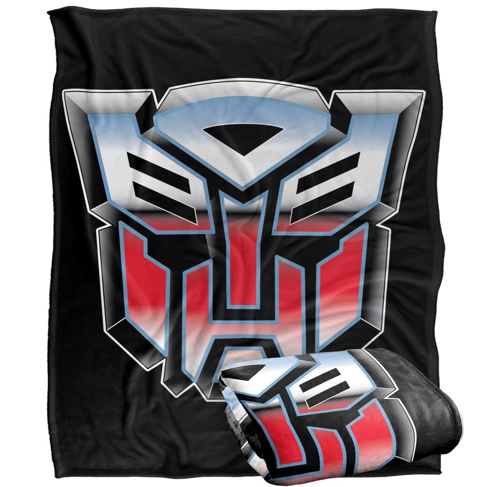 Transformers Autobot Shine Silky Touch Super Soft Throw Blanket 152 x 127 cm