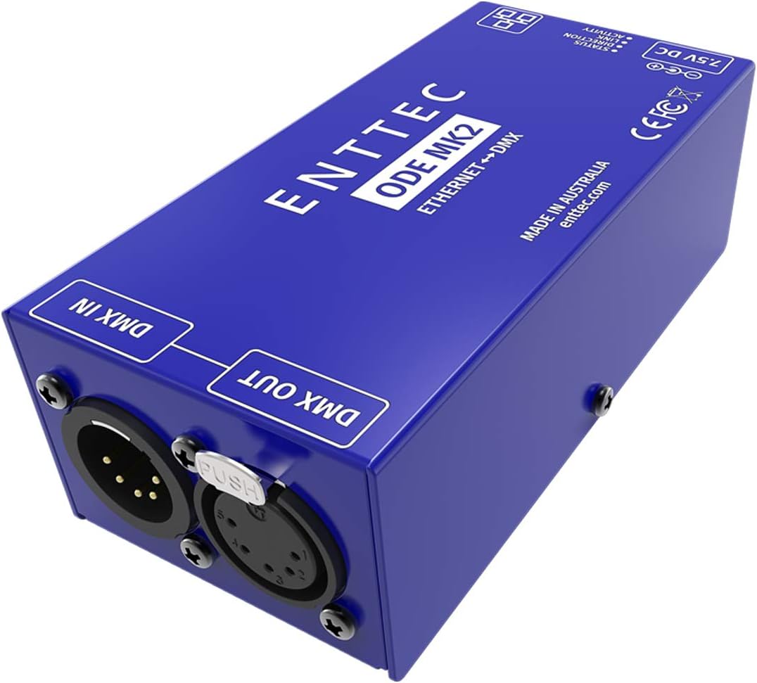 ENTTEC ODE Mk2 1-Port Open DMX Ethernet Gateway