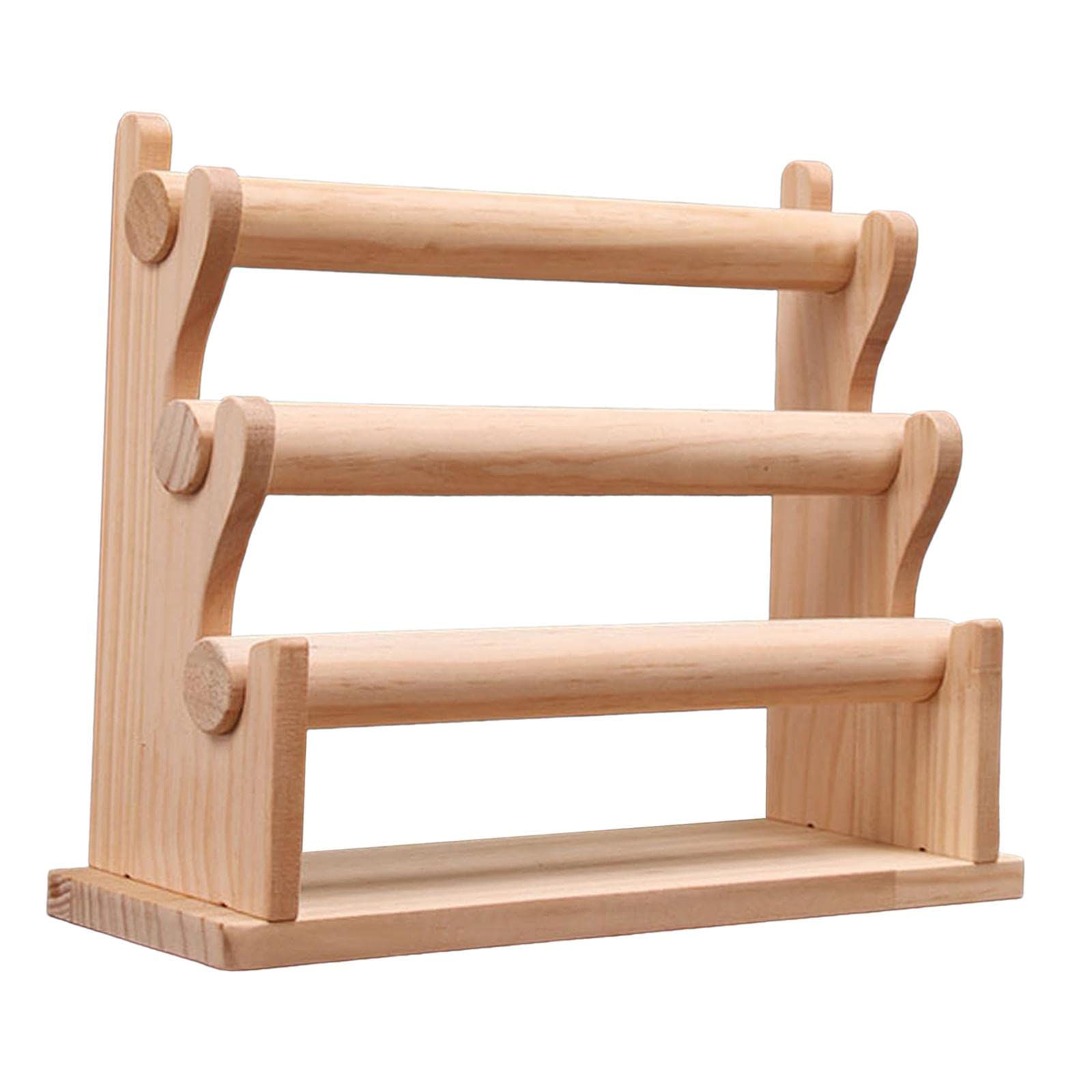LOVIVER Porte-Bracelet en Bois Collier Cintre Montre-Bracelet Support détachable Durable Bandeau Bandeau Organisation Montre présentoir pour vitrine