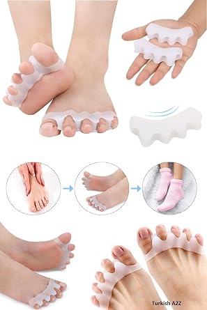 BUNYON Foot 5 Finger Separating Roller Silicone Night Splint Finger Separator Protective Hallux Valgus