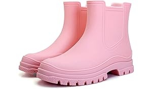Stylish and Durable Women's Pink Rainboots: A Splash of Comfort and Protection