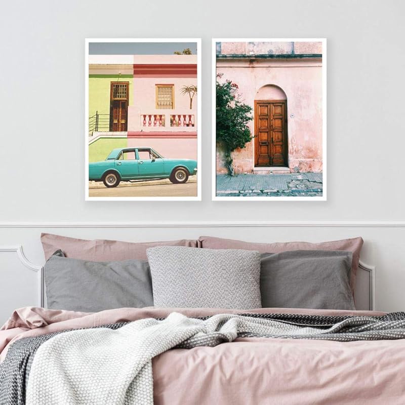 ドアポスター車の壁の写真リビングルームカントリーウォールアートキャンバス絵画ポスターとプリント現代の家の装飾画40 60センチ 2フレームレス Ajyvl7lvjq Anzanatitlan Org