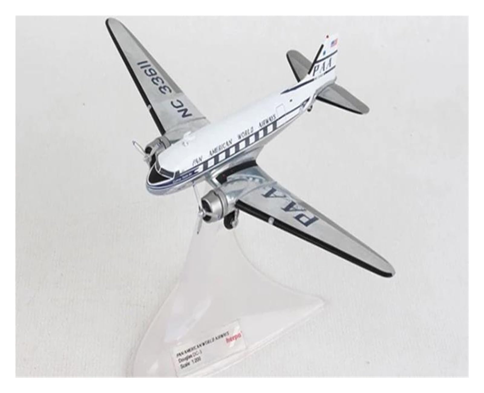 ダグラス DC-3 ALASKA AIRLINES 航空機ミニチュアモデル ダグラス DC-3 ALASKA AIRLINES 航空機ミニチュアモデル