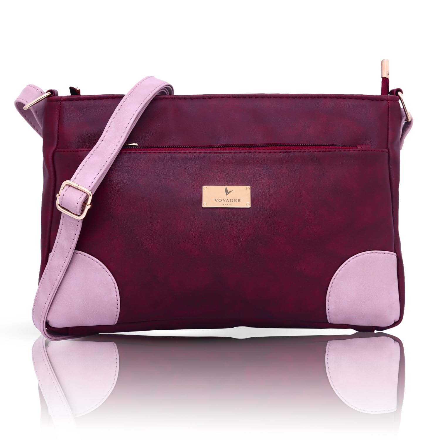 VOYAGER PARIS Michel Crossbody Sling Bag | Featuring unique patchwork | Perfect For Party, Travel & Daily Use (B0CFY1F4SV) Amazon Price History, Amazon Price Tracker