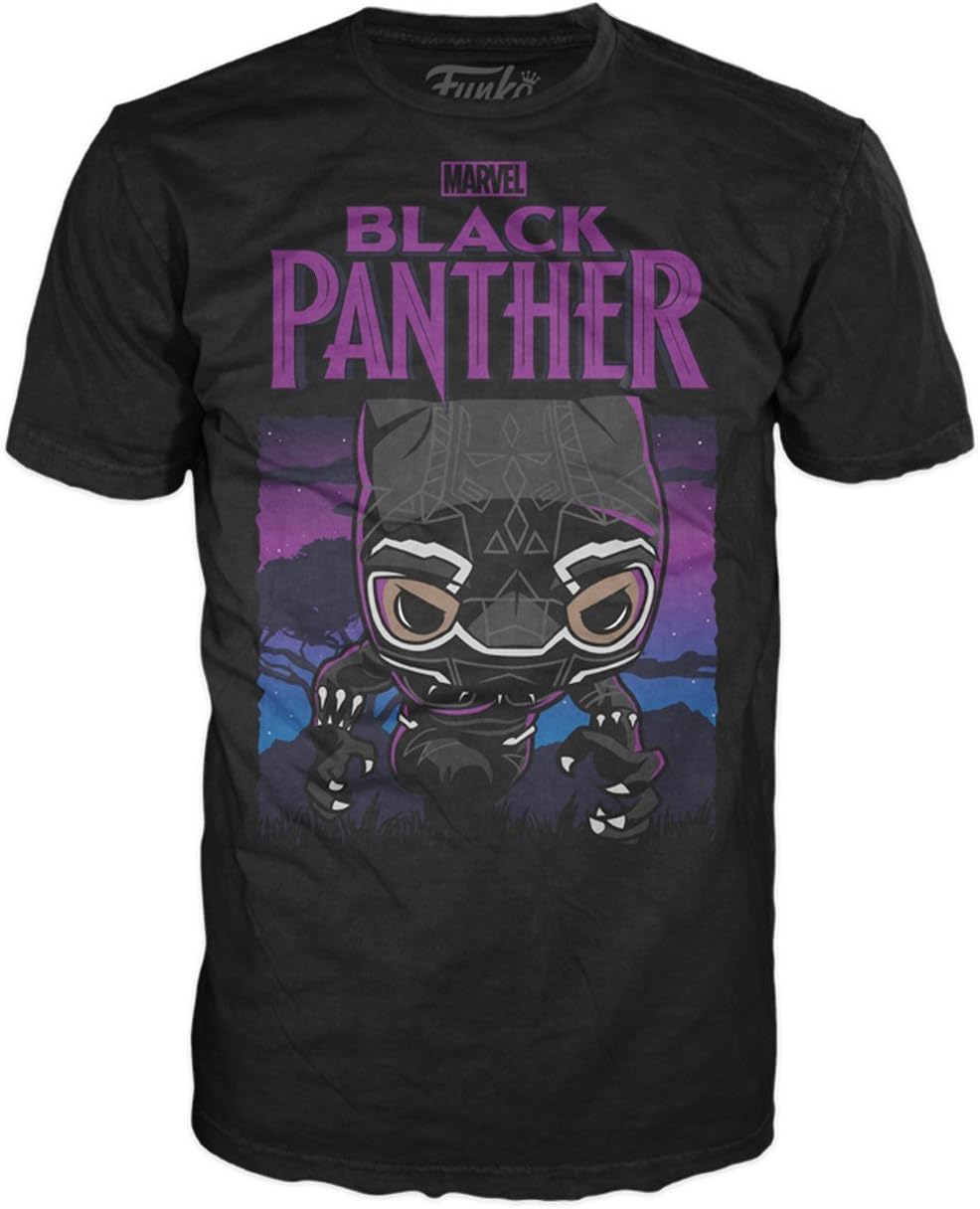 POP! Tee Funko Collectors Box Bundle Black Panther: POP! & Large T-Shirt